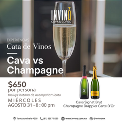 Cata de Vino: Cava vs Champagne