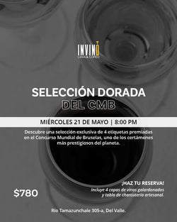Cata Selección Dorada del Concours Mondial de Bruxelles