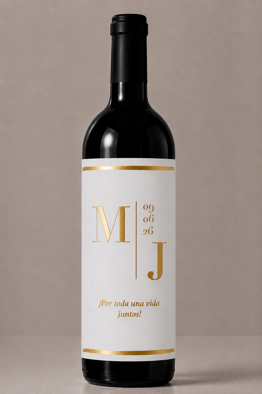 Etiqueta de vino personalizado