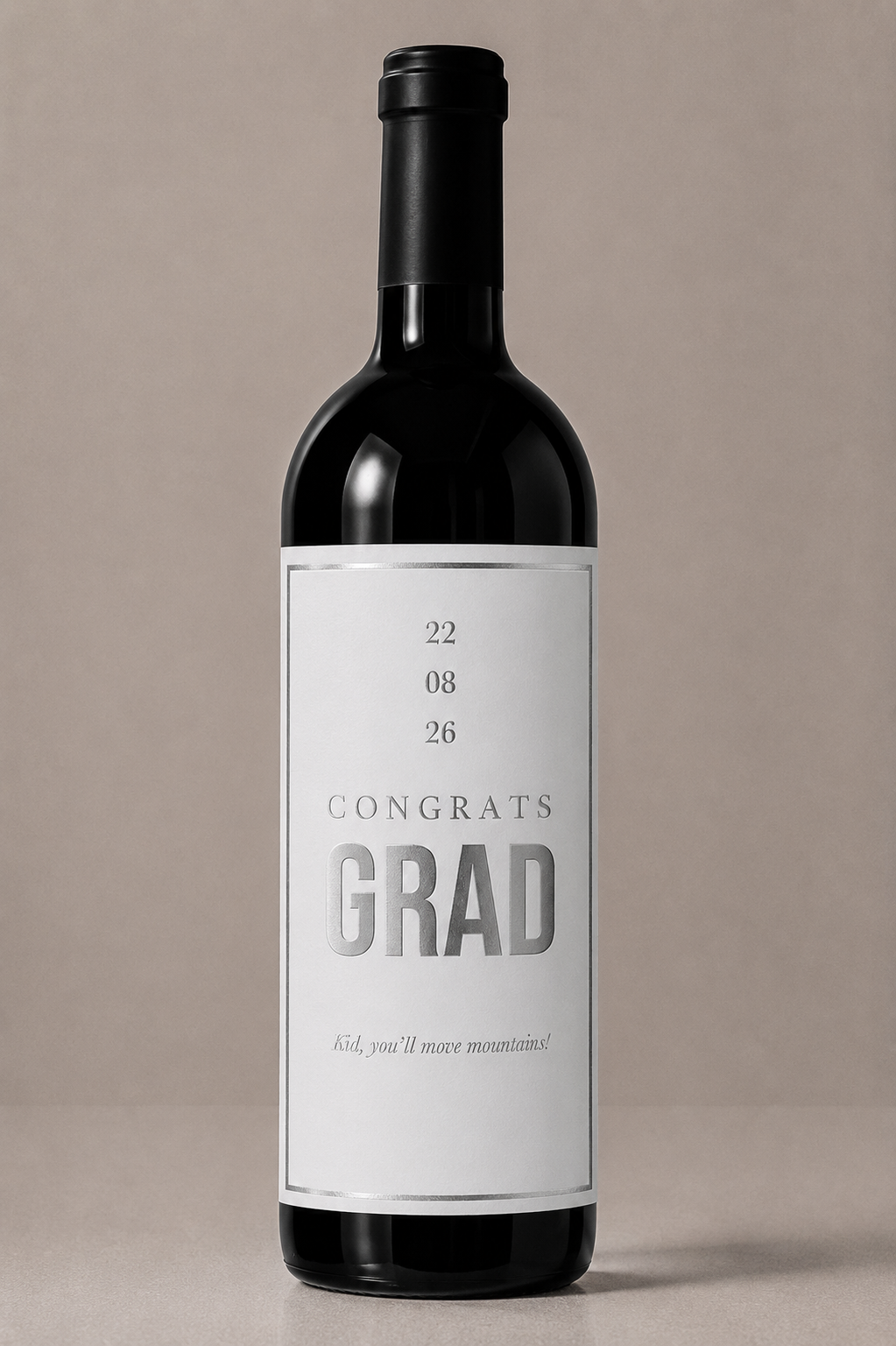 Etiqueta de vino personalizado