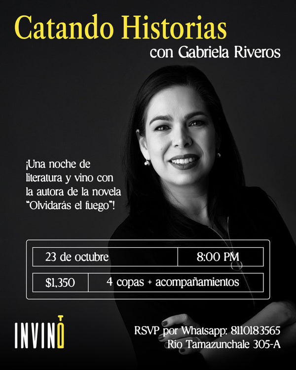 Catando Historias: Olvidarás el Fuego con Gabriela Riveros