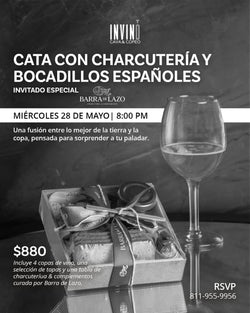 Cata Con Charcutería y Bocadillos Españoles- Barra de lazo