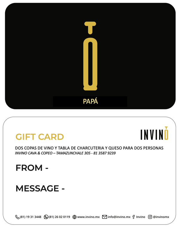 Invino Cava & Copeo Gift Card