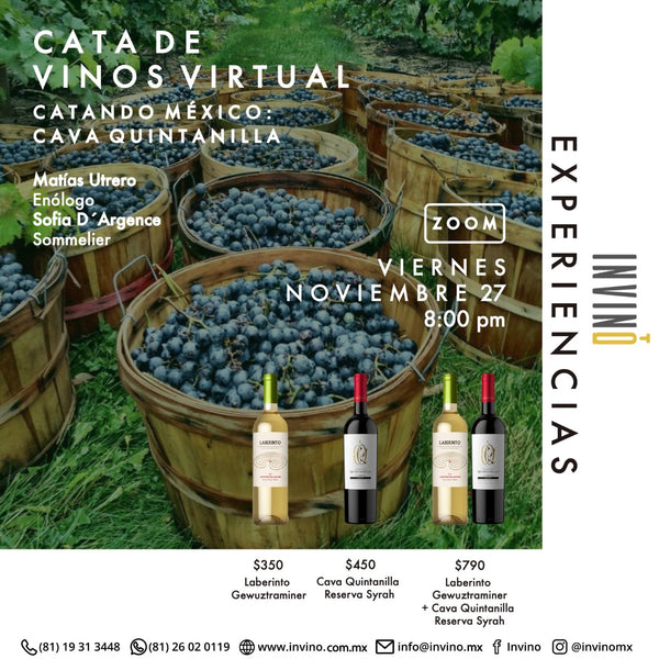 Cata Virtual: Catando Mexico: Cava Quintanilla